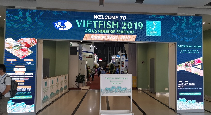 2019年8月29日至31日，该公司参加了越南胡志明市的渔业展览。